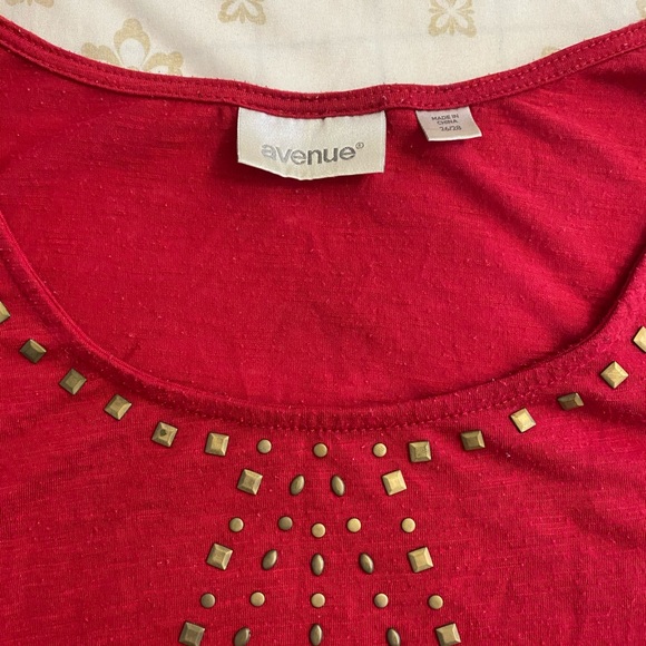 Red tank top plus size - Picture 2 of 2